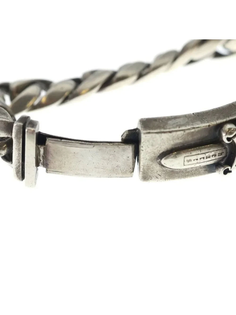 Chrome Hearts Vintage ID Dagger ID Classic Link Bracelet Silver